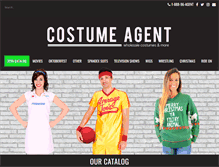 Tablet Screenshot of costumeagent.com